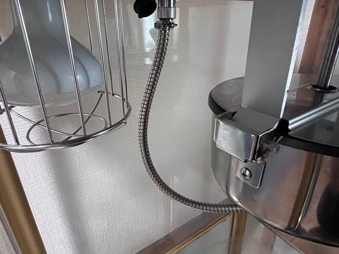 eモンズ ポップコーンメーカー 赤/金