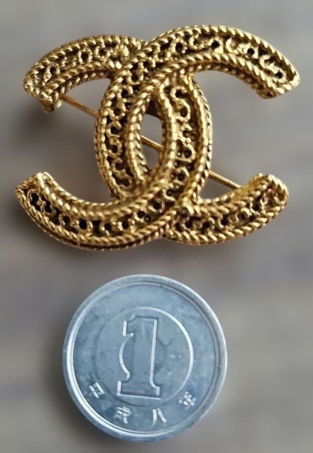 CHANEL シャネル　ブローチ　ココマーク　ヴィンテージ