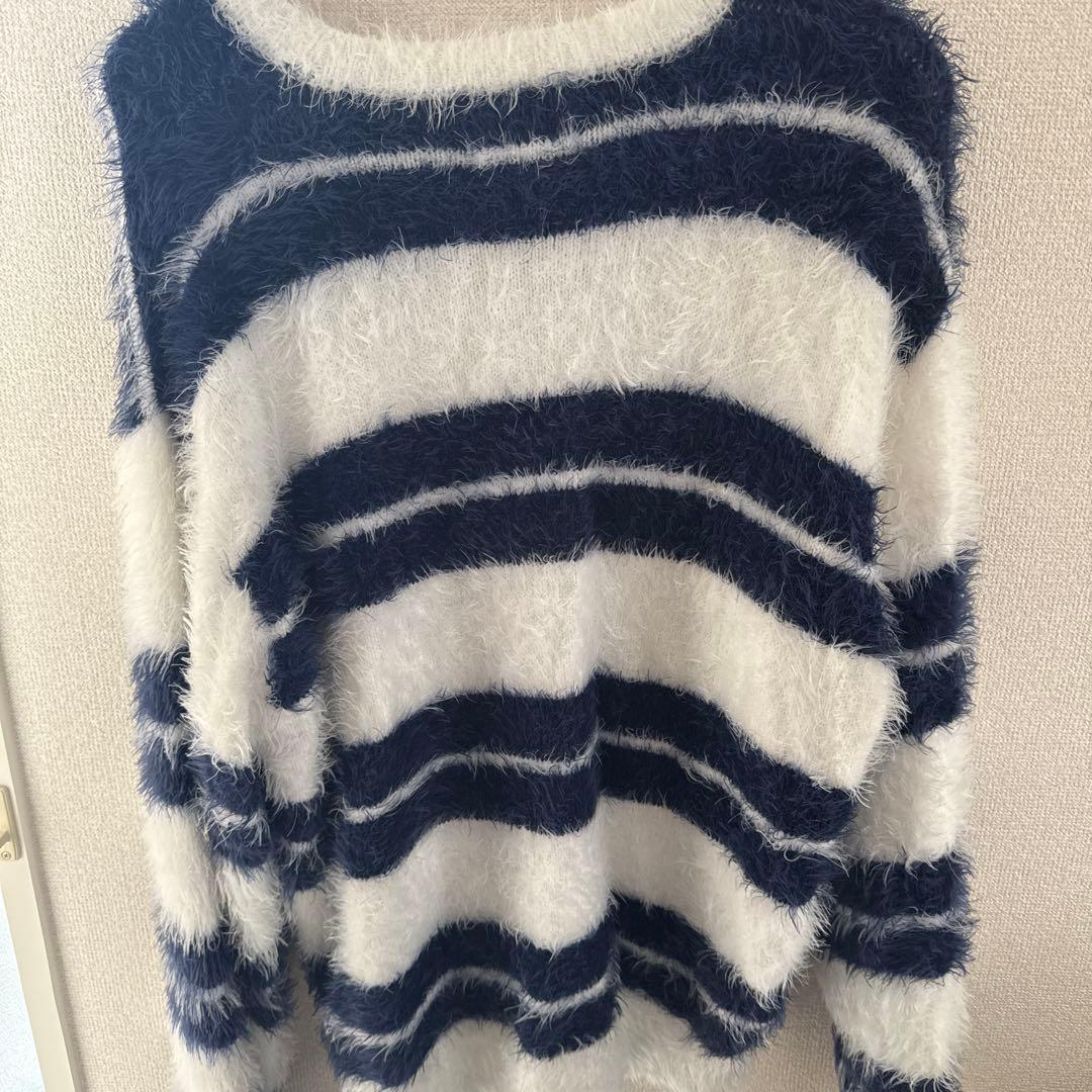 トップス Stussy HAIRY STRIPE CREW SWEATER