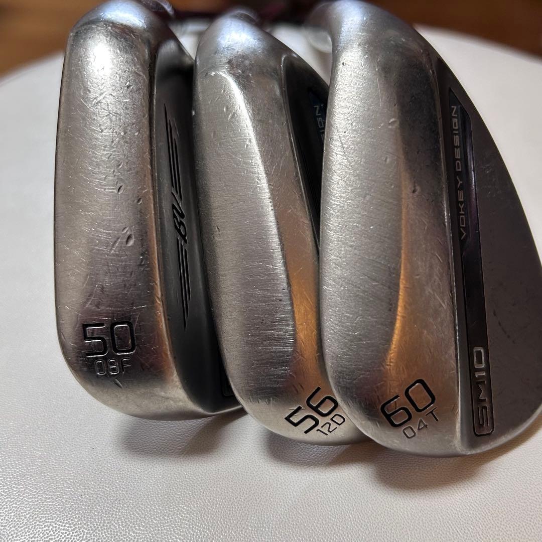 ボーケイVokey SM10 3本セット（50F,56D,60T）