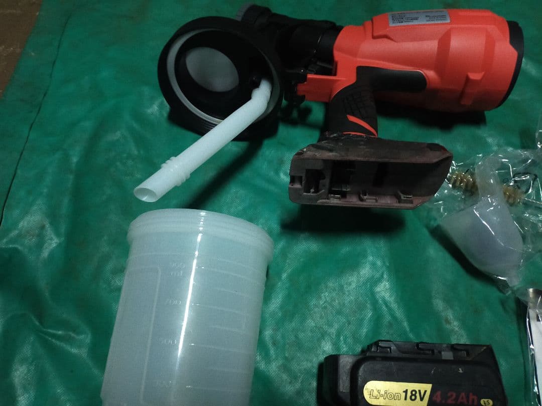 モノタロウ　充電式スプレーガン　パナソニックバッテリー仕様