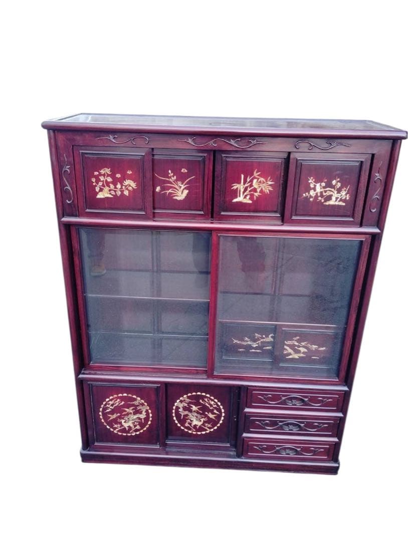 茶箪笥 アンティーク 和風 飾り棚