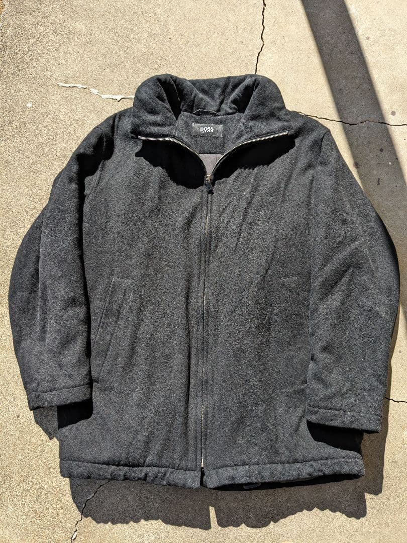 希少！　HUGO BOSS ヒューゴボス　 カシミヤコート　ハーフコート