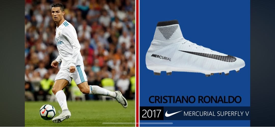 ロナウド　直筆サインスパイク　レアルマドリード　ポルトガル代表　新品　証明書付き