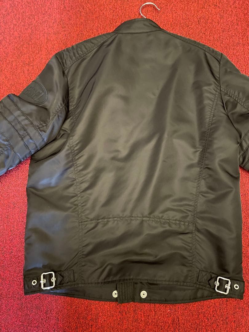 DIESEL ブラック ナイロンジャケット 池田エライザ着用モデル