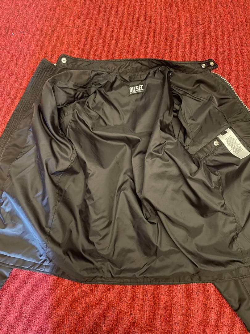 DIESEL ブラック ナイロンジャケット 池田エライザ着用モデル