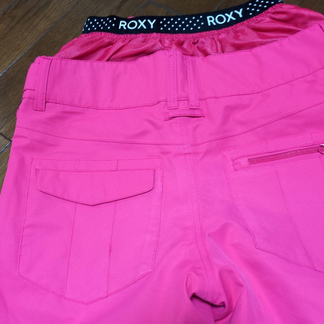 【美品】ROXY　スノボウェア　上下セット　総柄　オルテガ柄　ピンク　Ｓ