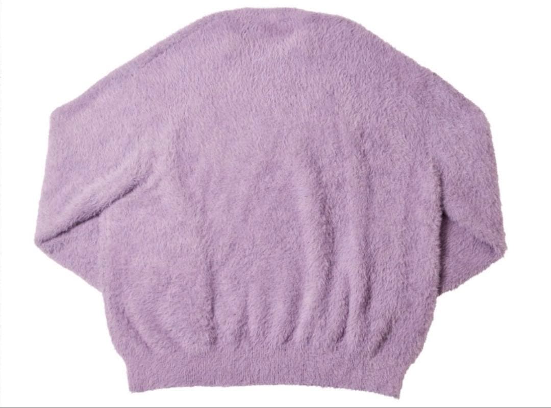 ずとまよ スナネコ建設 モヘア タッチ ニット (Lavender) M