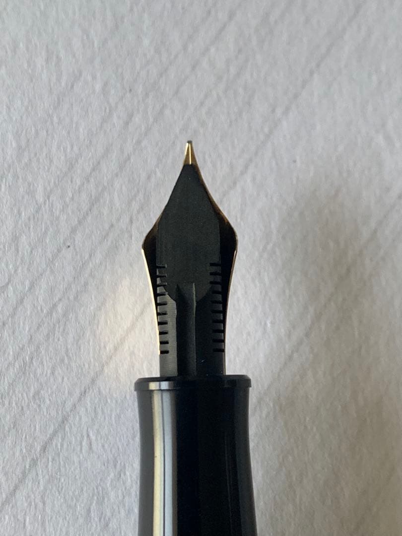 PLATINUM 万年筆 木軸 14Kペン先