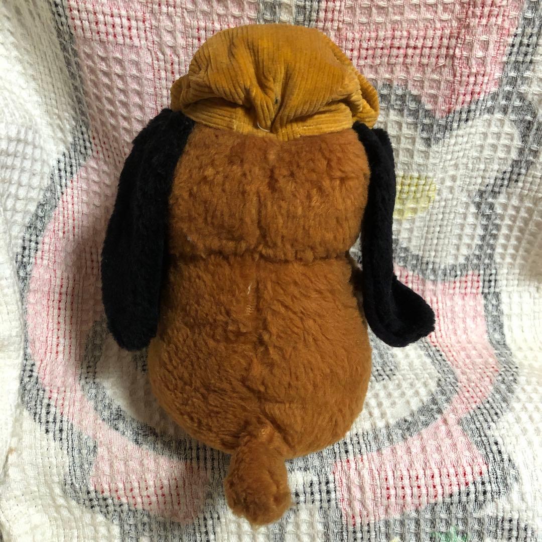 昭和レトロ　ヴィンテージ 犬　ぬいぐるみ　中古品　メーカー名不明