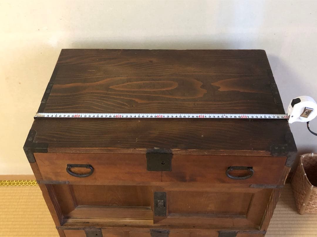 古い箪笥 ヴィンテージ 昭和レトロ 小物入れ 当時物 民芸品