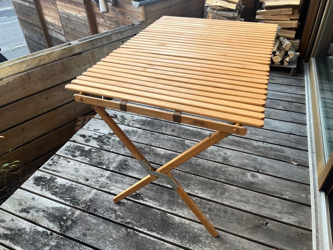 【廃盤】希少BYER OF MAINE バイヤーオブメイン ロールトップテーブル