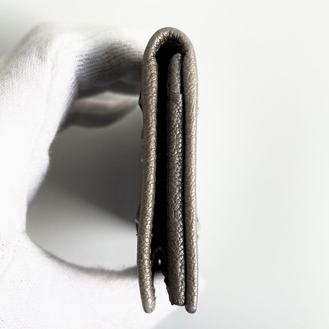 JIMMY CHOO 名刺入れ カードケース NELLO ライトカーキ