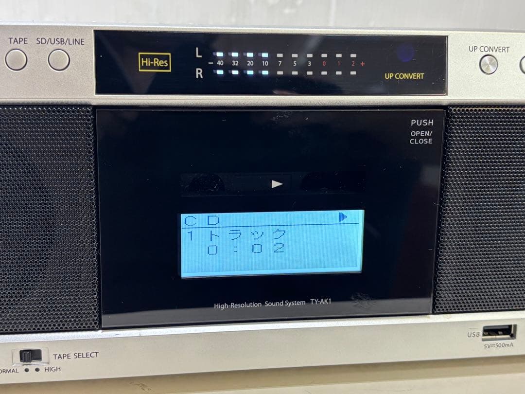 東芝 Aurex ラジオカセットレコーダー TY-AK1 2020年製