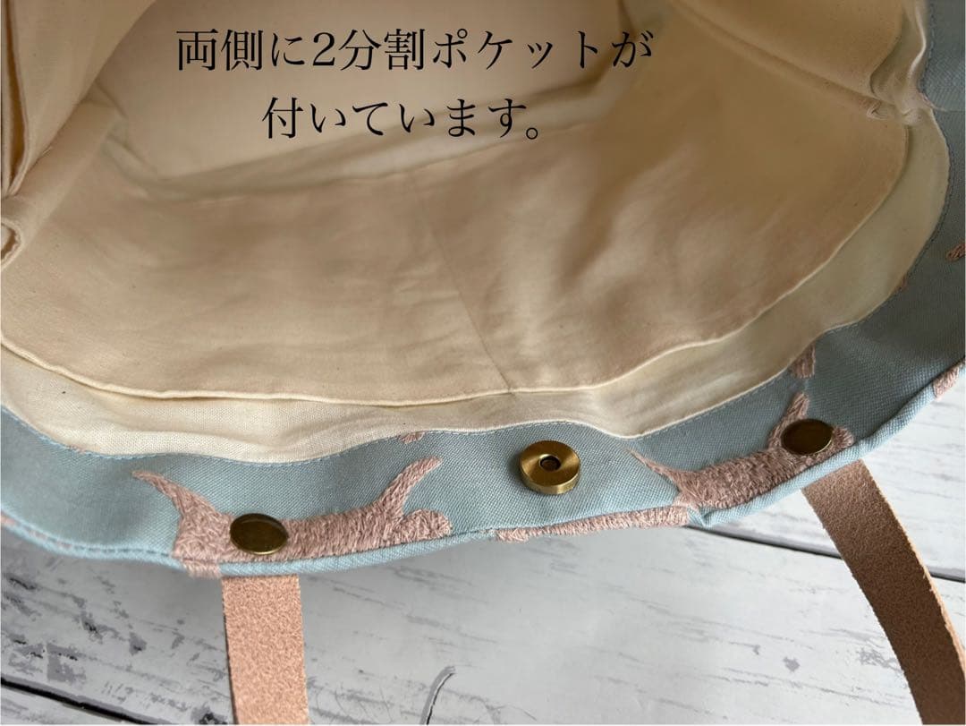 【953】フォロワー500人突破感謝ミナペルホネンrun run runトート