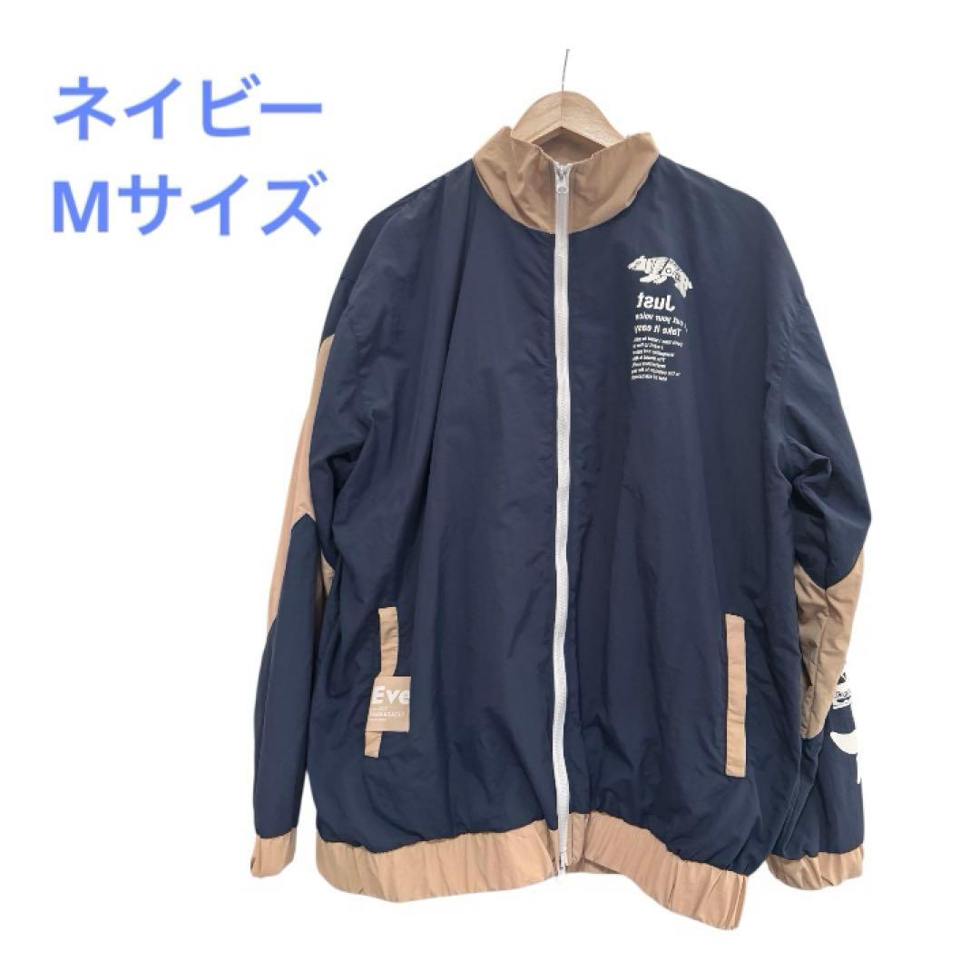 Eve 花嵐 ジップアップジャケット ネイビー Mサイズ