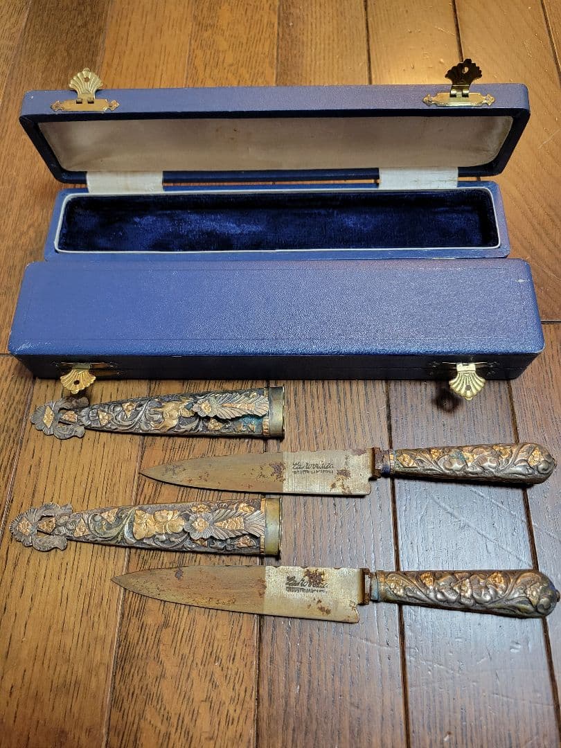 【2本】アルゼンチン ヴィンテージ la Movedira社製 ガウチョナイフ