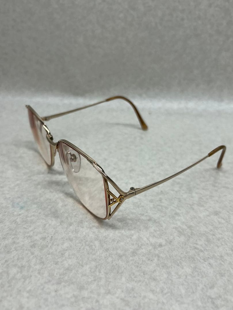 HOYA ホーヤ アイジュエリー 金台 ダイヤ装飾 高級 フレームメガネ 老眼鏡