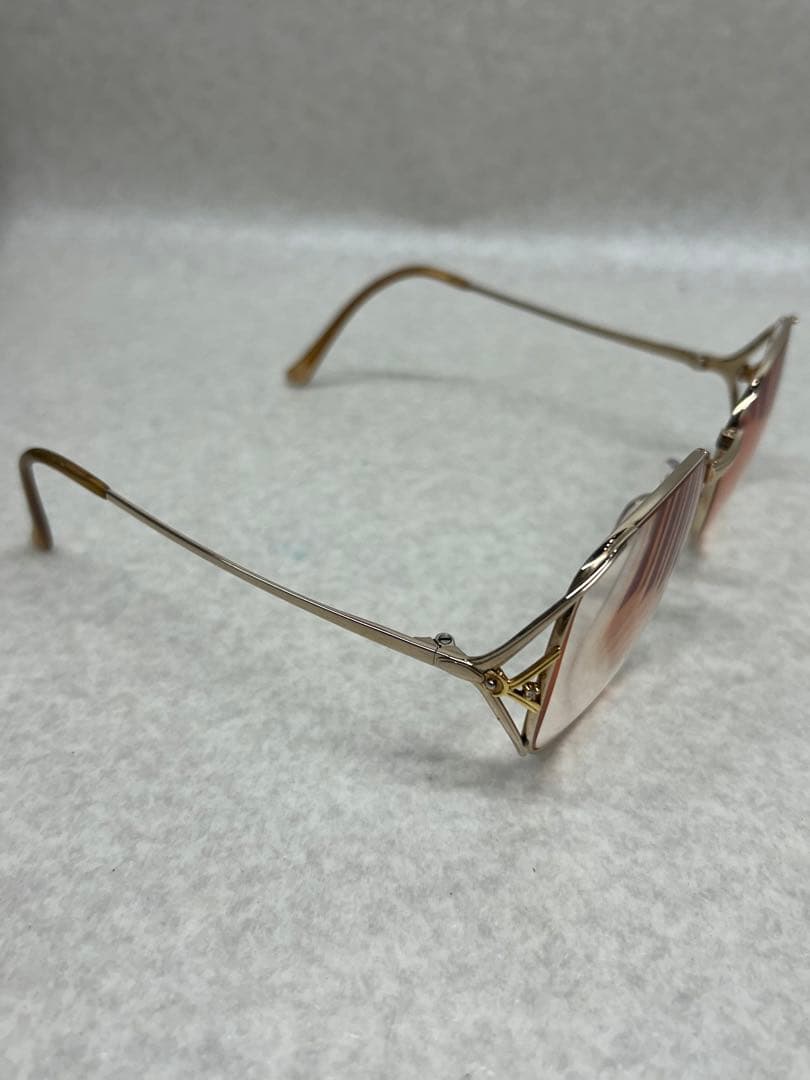 HOYA ホーヤ アイジュエリー 金台 ダイヤ装飾 高級 フレームメガネ 老眼鏡