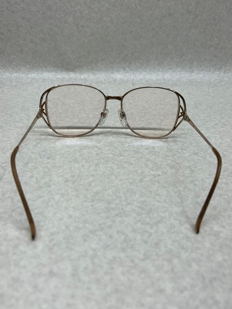 HOYA ホーヤ アイジュエリー 金台 ダイヤ装飾 高級 フレームメガネ 老眼鏡