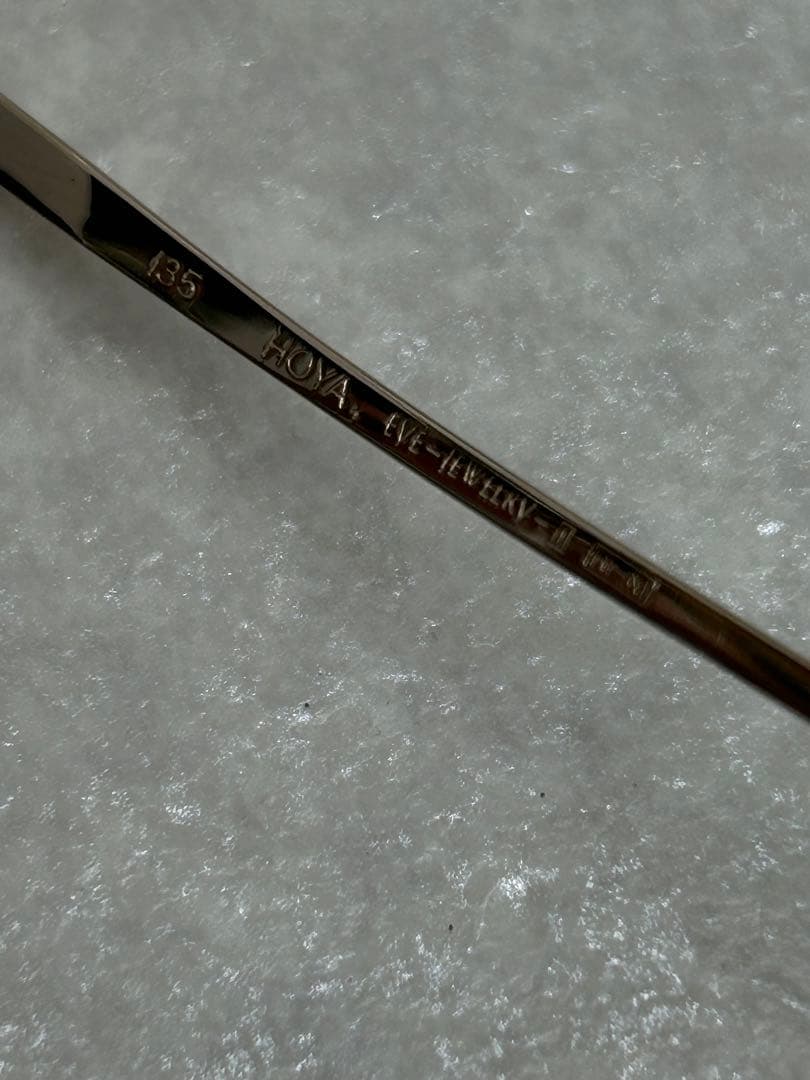 HOYA ホーヤ アイジュエリー 金台 ダイヤ装飾 高級 フレームメガネ 老眼鏡