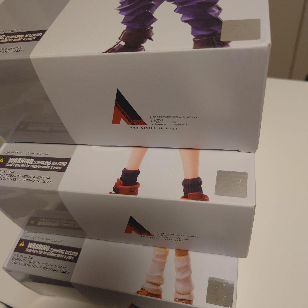 ファイナルファンタジーVII ブリングアーツクラウド＆ティファ＆ユフィ　開封品