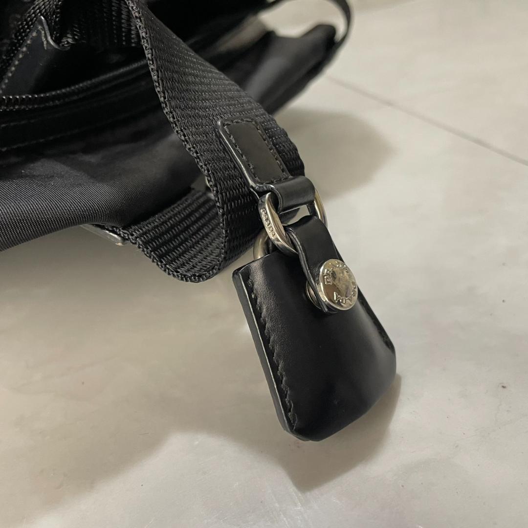 PRADA ハンドバッグ プラダ ミニボストンバッグ BR3697 黒 良品