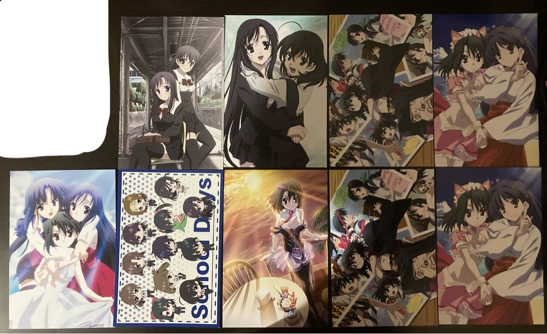 School Days ポストカード 9枚セット