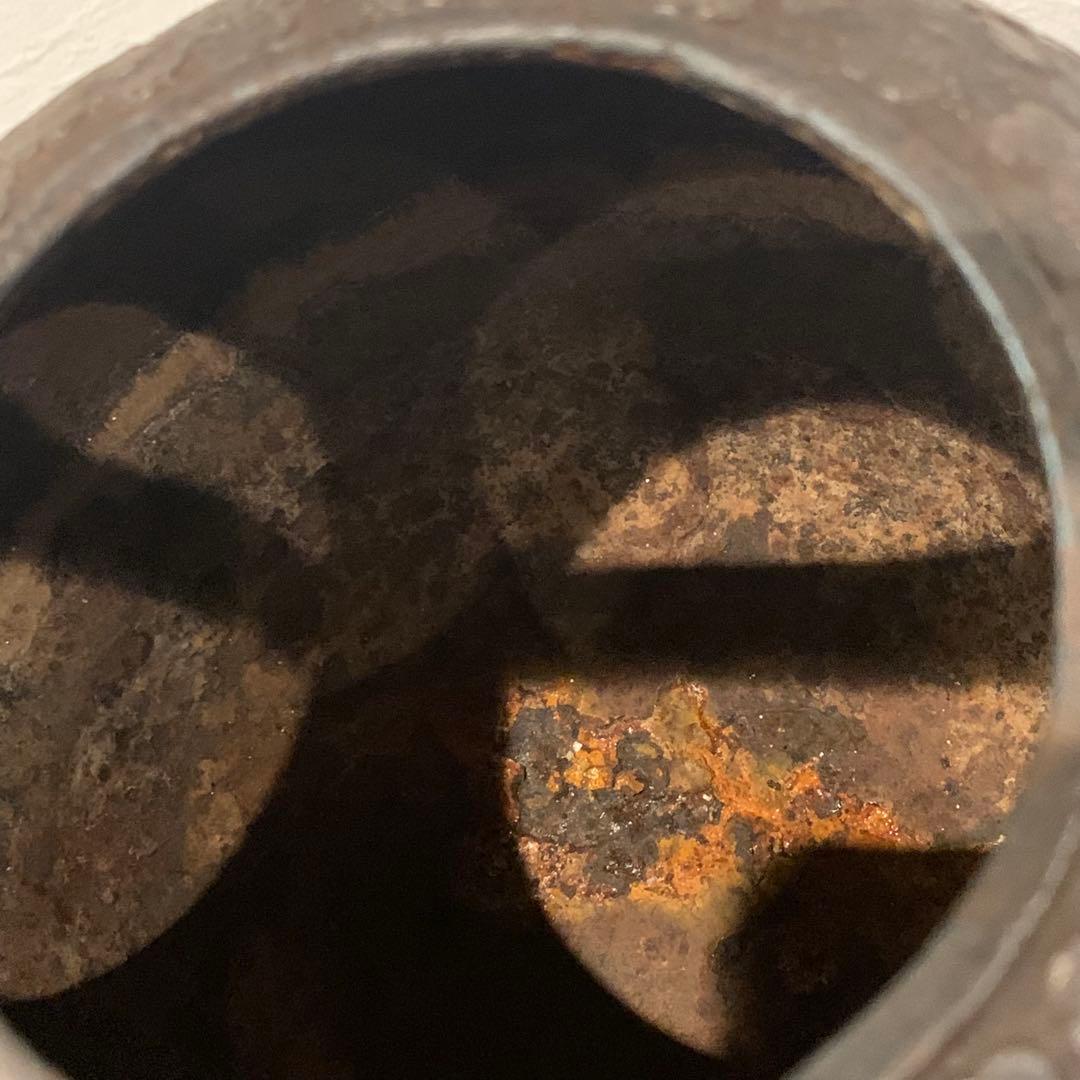 逸品 在名 南部鉄器 南部鉄瓶 南部形 砂鉄 袋弦 児玉桶良造 骨董品