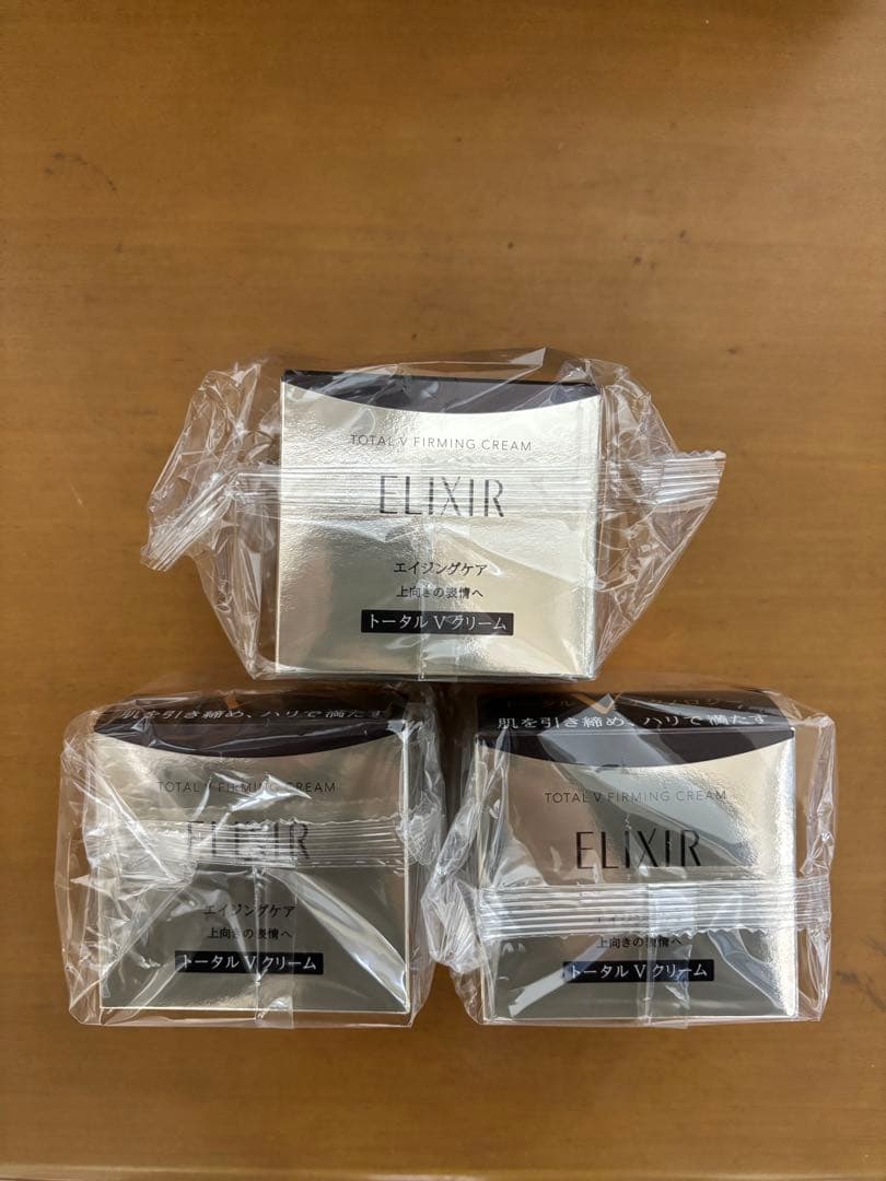 エリクシール　ELIXIR トータルV ファーミングクリーム 50g 3個
