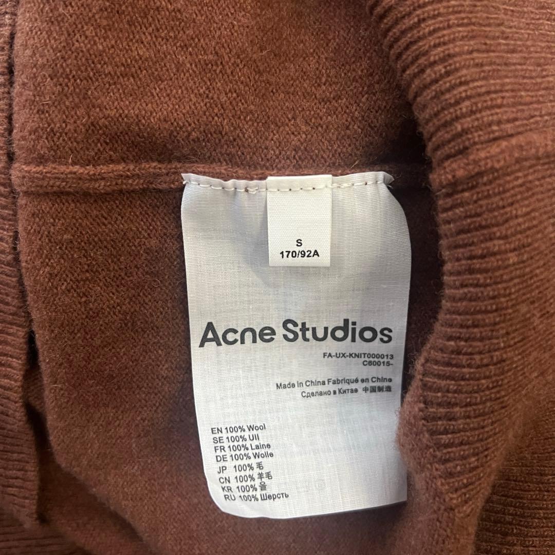 美品 Acne Studios ウールカーディガン ブラウン 最終価格