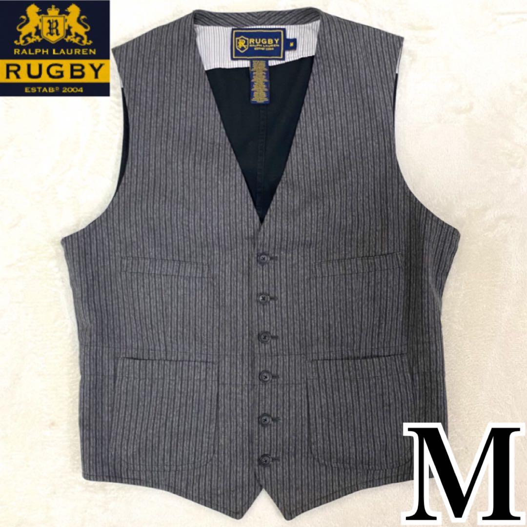 RALPH LAUREN RUGBY 良品 カジュアルスーツ ベスト ストライプ