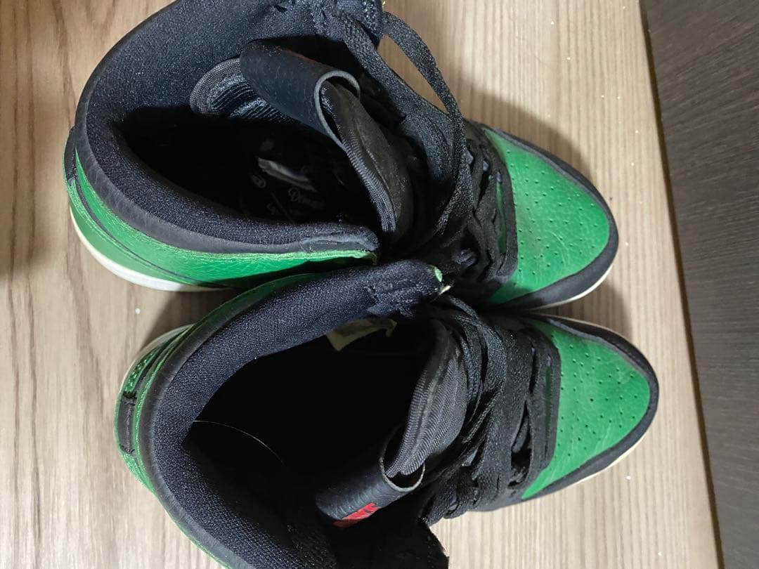 ジョーダン1 グリーン/ブラック ハイカット