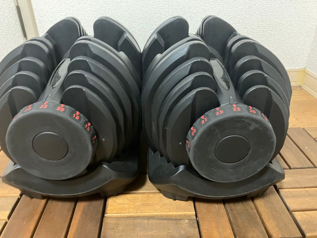 可変式ダンベルセット 5-40kg①