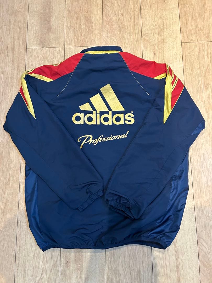 超美品 アディダス プロフェッショナル グラコン ウィンブレＬ 裏地 防寒