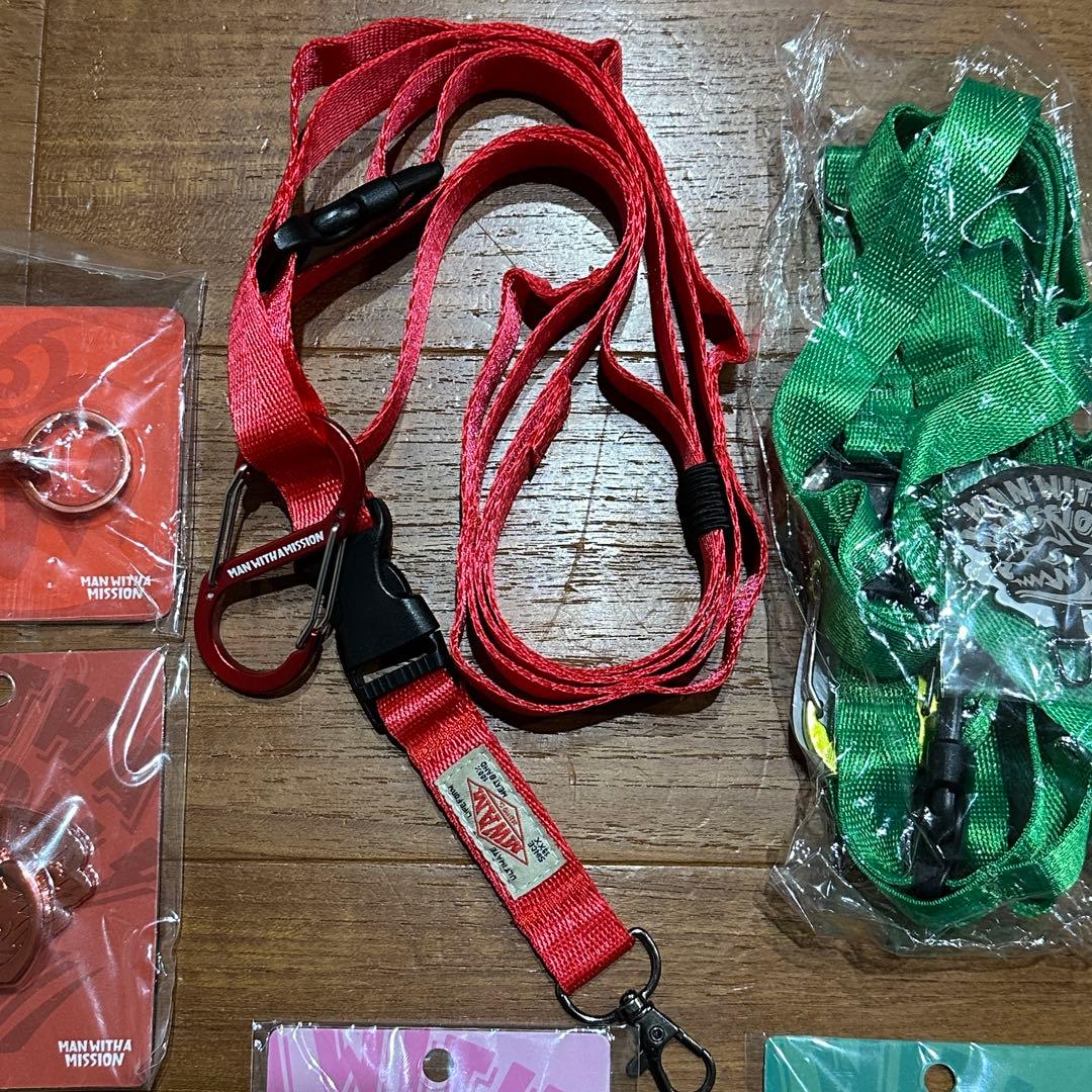 MWAM カラビナ スマートフォンリング ストラップ セット