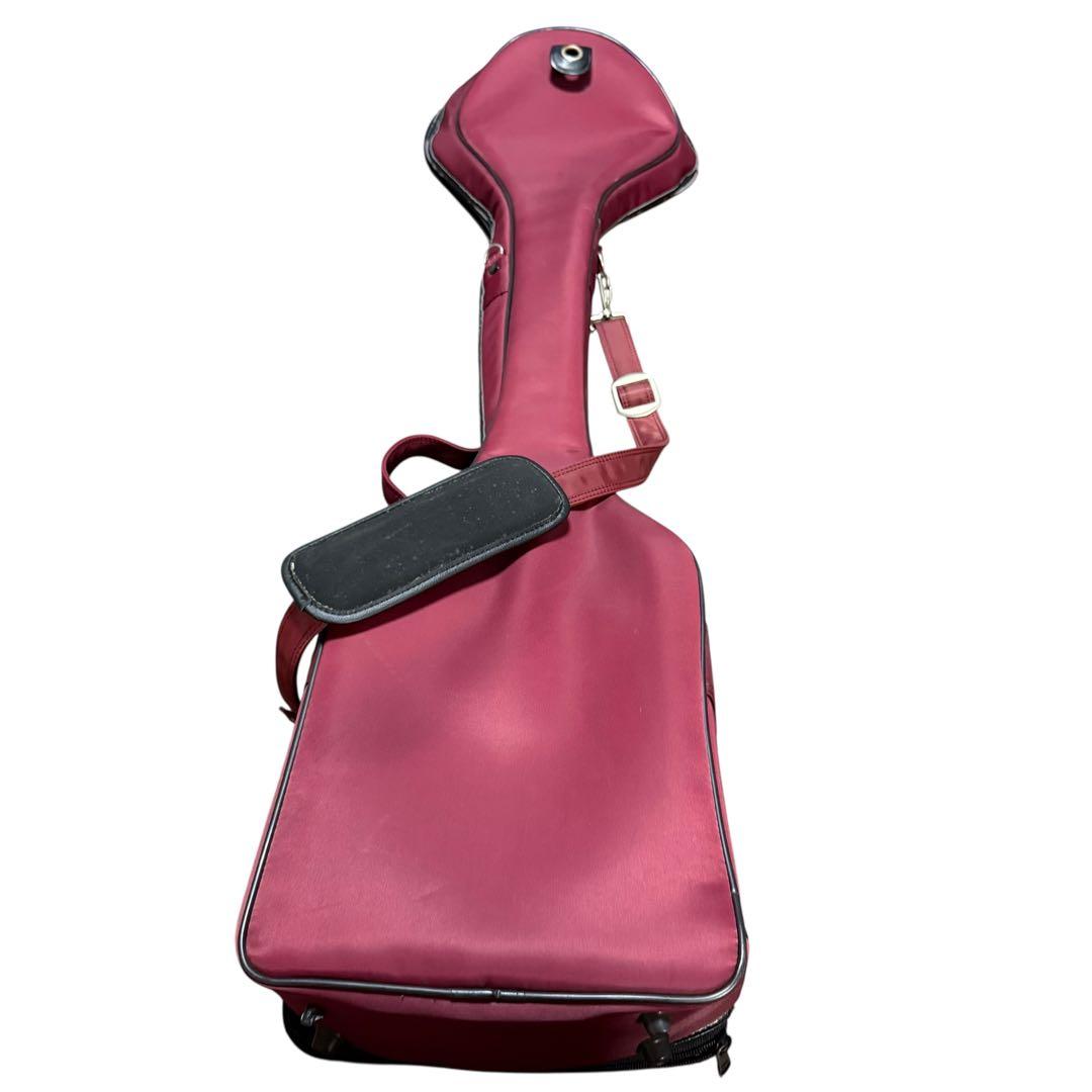 【銘あり一点物】三味線 ケース付き 皮破れあり