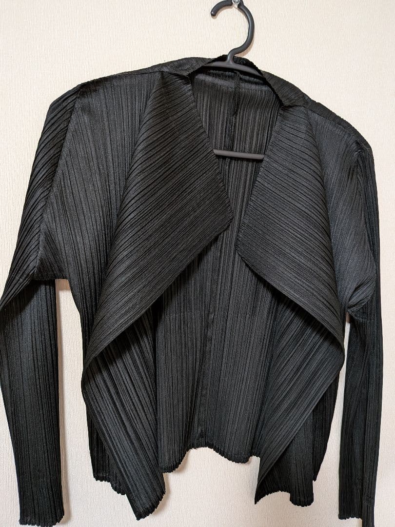 PLAYS PLEASE ブラック カーディガン サイズ3