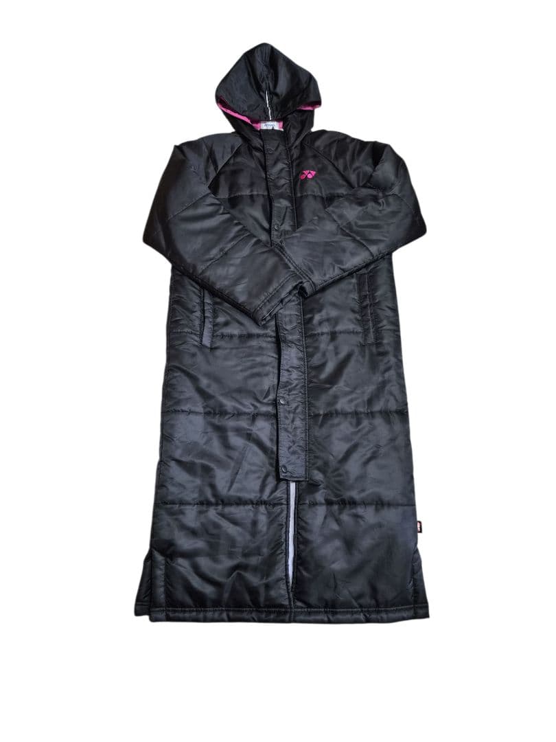YONEX　ヨネックス ベンチコート Ｓ ブラック×ピンク