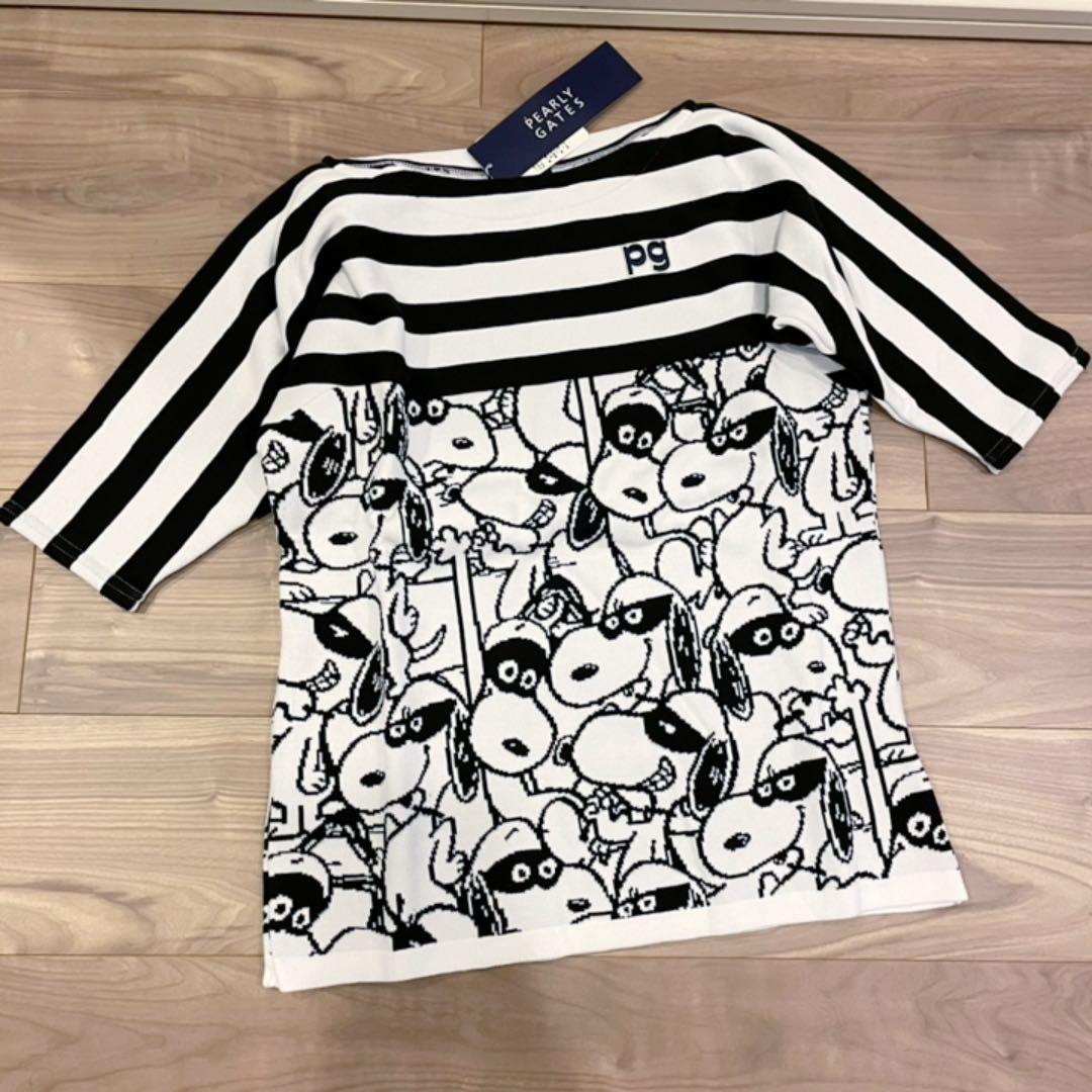 新品★パーリーゲイツ スヌーピー トップス ポロシャツ ニット peanuts