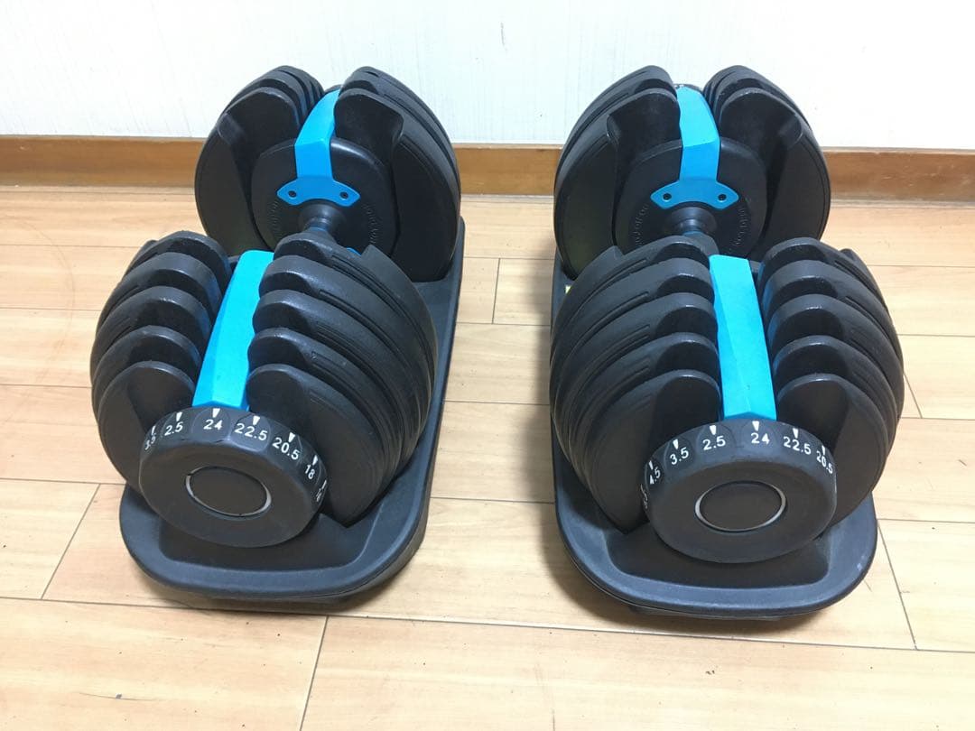 ①可変式ダンベル 24kg 1個