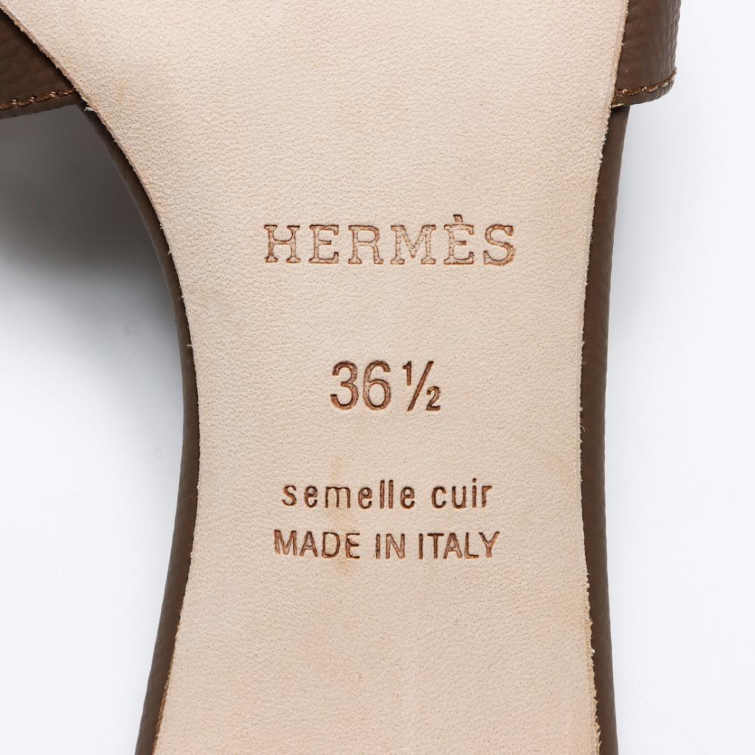 ❣️HERMES❣️ オアジス 36.5/23.5cm ミュール エトゥープ