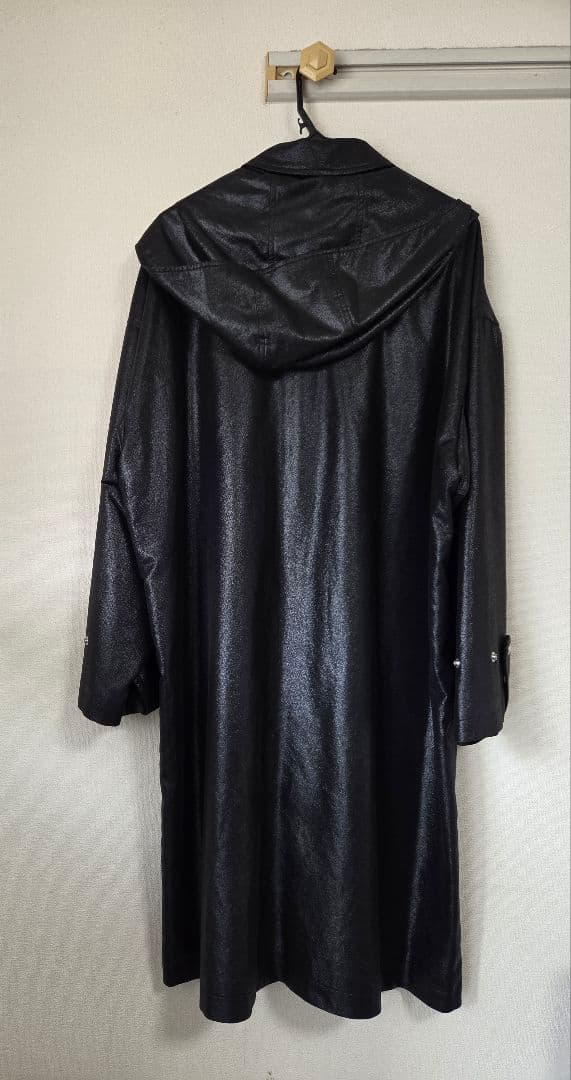 JOHN LAWRENCE SULLIVAN フェイクレザー ロングコート