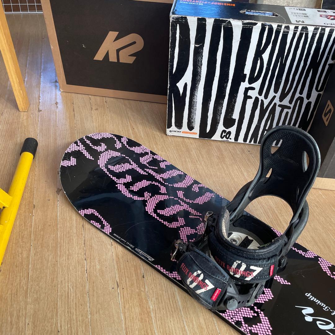 SCOOTER　名作DR　良質国産スノーボードセットOGASAKA製　バイン付