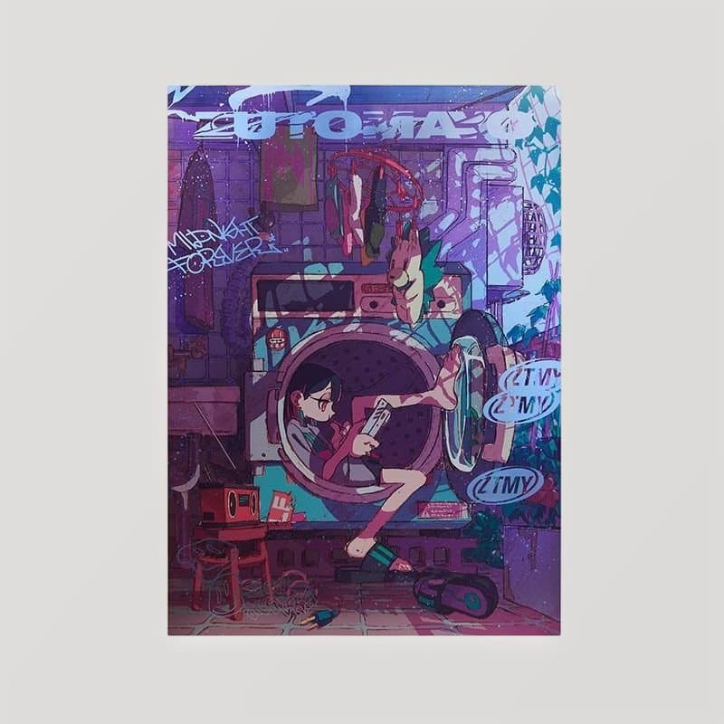 ずっと真夜中でいいのに　メタリックポスター　PREMIUM会員限定　2枚セット