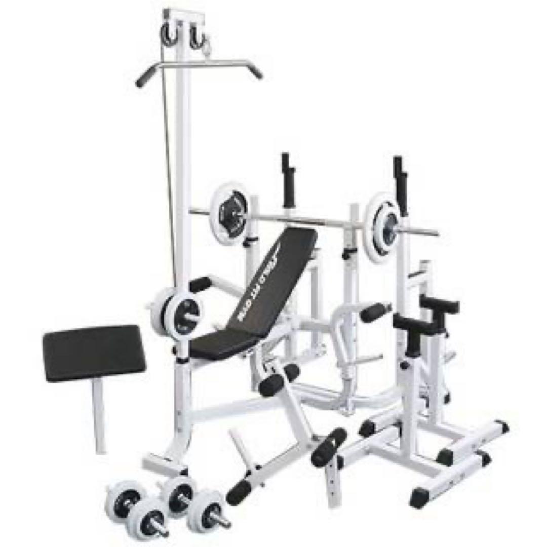 マルチフル100kgセット-白ラバー＊