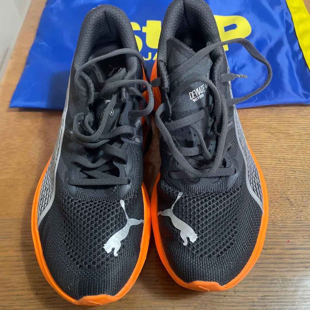 PUMA スパイクシューズ 309707-26 26cm グレー/オレンジ