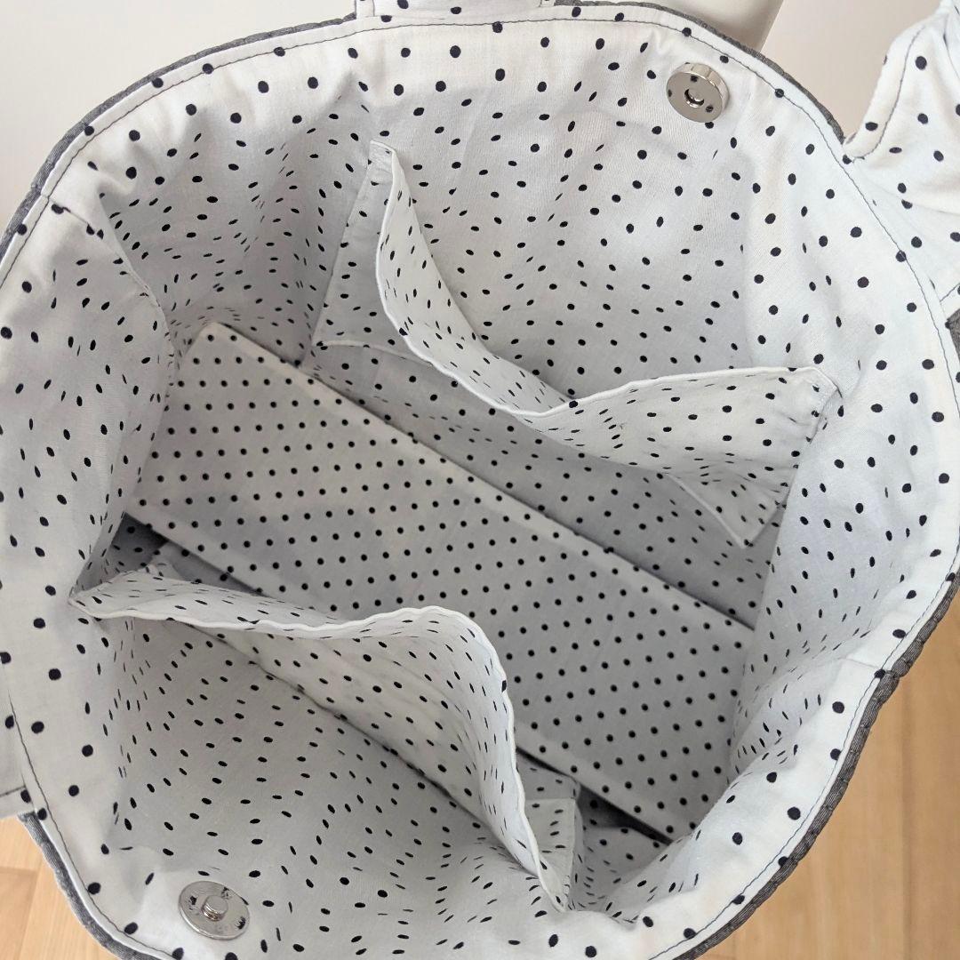 ユミ ヌビバッグ フリルハンドル ヌビトートバッグ A4サイズ