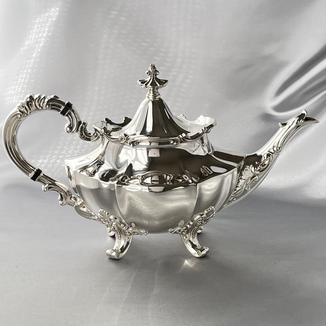 【Reed & Barton】Victorian ティーサービス 4点　優美！！