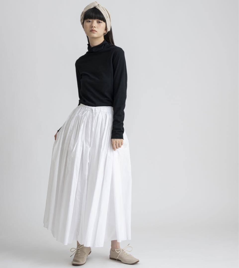 美品◇ francesca amam label ギャザーパンツ/ホワイト